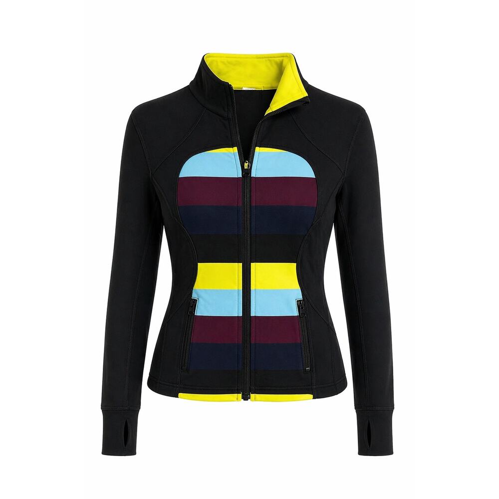 Lululemon Colorblock Zip Jacket 🌈🖤